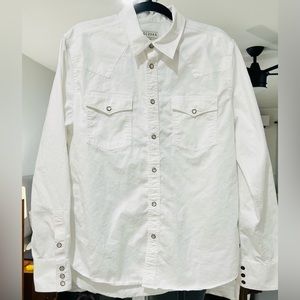 Tecovas Men’s Cotton Pearl Snap -Medium